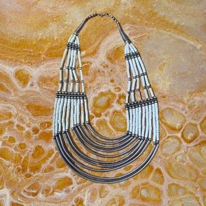 Bohemian waterfall necklace